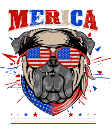 Pugs Rockeros y Patriotas